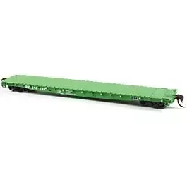 GSC 60' Flatcar - Ready to Run -- Burlington Northern #610207 (Cascade Green, white)