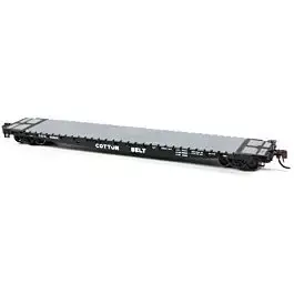 GSC 60' Flatcar - Ready to Run -- Cotton Belt SSW #85500 (black)