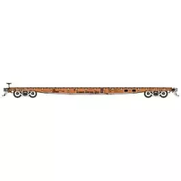 GSC 60' Flatcar - Ready to Run -- Illinois Central Gulf #910333 (orange, black)
