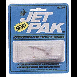 Jet Pak(TM) Caps & Tips -- Assorted Tips, Spare Cap & 12" Caillary Tubing