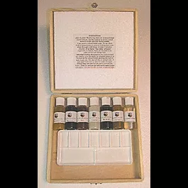 Joe's Custom Weathering Dye Kit -- Includes: 6 Colors, Alcohol, Palette, Wooden Storage Box