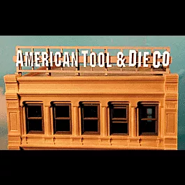 Laser-Cut Wood Billboards - Small, For N & HO -- American Tool & Die 1/2 x 3-1/4"1.3 x 8.3cm