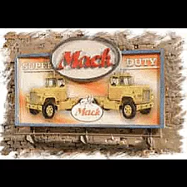 Laser-Cut Wood "Sidewinder" Billboard - Large, For HO & O -- Mack Truck