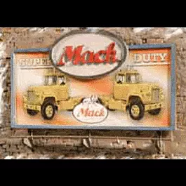 Laser-Cut Wood "Sidewinder" Billboard - Small, For N & HO -- Mack Truck