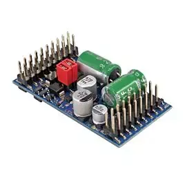 LokSound 5 L DCC-MM-SX-M4 Multi-Prototcol Sound and Control Decoder -- 3A for O Scale, Pinheader Interface with Adapter, No Recorded Sound Files