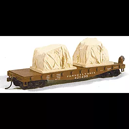 Machinery Flatcar Loads -- Covered (1 x 1-3/4")