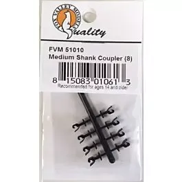 Medium-Shank Fixed-Knuckle Coupler pkg(8)