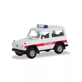 Mercedes-Benz G Klasse SUV Ambulance - Assembled -- First Responder (white, red, German Lettering)