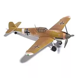 Messerschmitt Bf 109 - Assembled -- Ravages of Time (Desert Camouflage, German Markings)