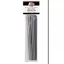 Micro Fine Tapered Files -- One Each: 1000, 2000, 4000, 6000, 12000 Grit