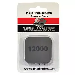 Micro Finishing Cloth Abrasive Pads pkg(6)
