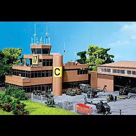 Military - Airfield Control Tower Building -- 15-7/16 x 7-1/16 x 11-5/8"38.5 x 17.6 x 29cm