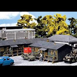 Military - NATO/Modern German Army (BW) - Structures -- Small Barracks 4-7/16 x 2-7/8 x 2-1/8"11.1 x 7.2 x 5.3cm