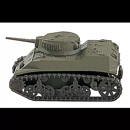Military - US & Allies WWII - Light Tank -- M5 Stuart (Olive Drab Green)