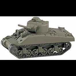 Military - US & Allies WWII - Medium Tanks -- M4 Sherman (Olive Drab Green)