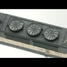Modern EMD Fan Package -- Includes Three 53" & One 60" Fan - Enough for One Loco