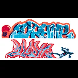 Modern "Tagger" Graffiti Decals -- Set #14 Drane/Frog