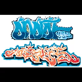 Modern "Tagger" Graffiti Decals -- Set #19 Onorok/Inca