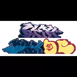 Modern "Tagger" Graffiti Decals -- Set #6 Hek/Junk