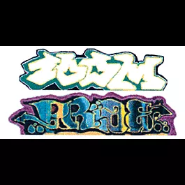 Modern "Tagger" Graffiti Decals -- Set #9 Zoom/Prae