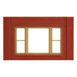 Modular Building System(TM) -- One-Story Wall Sections w/20th Century Window - Kit
