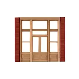 Modular Building System(TM) -- Street Level Wall Sections w/Victorian Entry - Kit