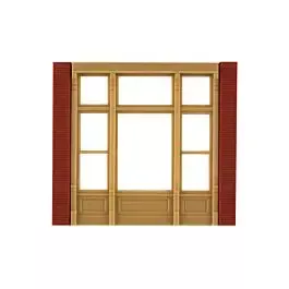 Modular Building System(TM) -- Street Level Wall Sections w/Victorian Window - Kit