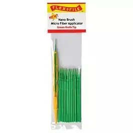 Nano Brush -- Knife Tip & 1 Applicator Handle/Holder (green) pkg(24)