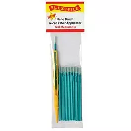 Nano Brush -- Medium Tip & 1 Applicator Handle/Holder (teal) pkg(24)