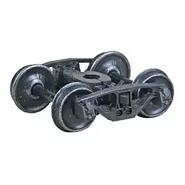 National Type B-1 50-Ton Self-Centering HGC Trucks -- Code 110 (.110") 33" Smooth-Back RP-25 Wheels 1 Pair