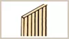 NORTHEASTERN SCALE LUMBER - Basswood Scribeboard 1/2" Spacing (70372)