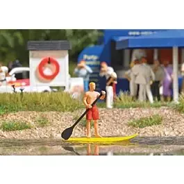 Paddleboard with Figure - Action Set
