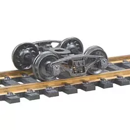 Pennsylvania 2D-F8 50-Ton Fully Sprung Metal Trucks -- Code 110 (.110") 33" Ribbed-Back RP-25 Wheels 1 Pair