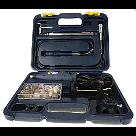 PowerPro(TM) 1.2A Variable Speed Rotary Tool -- w/Flex Shaft, Tool Holder, Cutting Guide, EZ-Lite & 86 Accessories