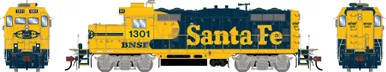 PRE-ORDER: Athearn Genesis 3230 - EMD GP7u (DC Silent) BNSF 1301 'Patched ATSF' - HO Scale