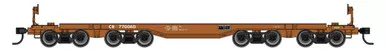 PRE-ORDER: Walthers Mainline 910-51015 - 66' Heavy-Duty 4-Truck Flatcar Conrail (CR) 770066 - HO Scale