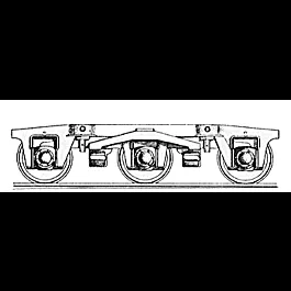 PRR 6-Wheel Passenger Trucks
