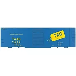 Railroad Decal Set 6-Pack -- Tennessee, Alabama & Georgia 40' Single-Door Boxcar