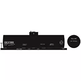 Railroad Decal Set -- CDLX 8,000-Gallon Asphalt Tank Car