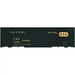 Railroad Decal Set -- Chicago, St. Paul, Minneapolis & Omaha 40' Express Boxcar (green car, 400)