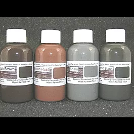 Rusty Rails Custom Acrylic Paint f/Rusty Rails Painter Tool - 2oz59.1mL Jar -- Black