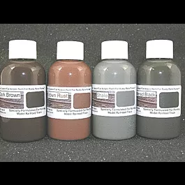 Rusty Rails Custom Acrylic Paint f/Rusty Rails Painter Tool - 2oz59.1mL Jar -- Dark Brown