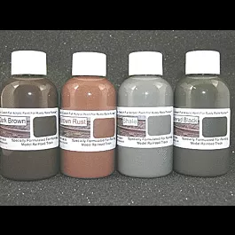 Rusty Rails Custom Acrylic Paint f/Rusty Rails Painter Tool - 2oz59.1mL Jar -- Shale