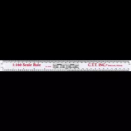 Scale Ruler -- 1:160 (N) Scale