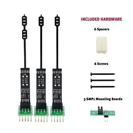 SNABC Turnout Signaling Kit -- Includes 1 Dual-Head and 2 Single-Head Signals, 3 SMP1 Mounting Brackets