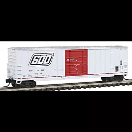 Soo Line 7 Post Boxcar -- Soo Line #4 (Parallelagram Logo)