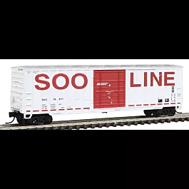 Soo Line 7 Post Boxcar -- Soo Line #4 (red lettering)