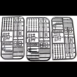 Super Detailing Accessories -- Turnout (Switch) Detail Parts - Kit pkg(3)