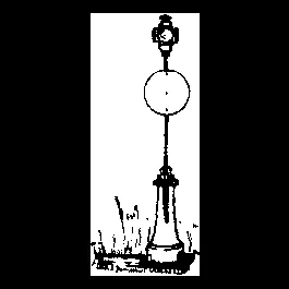 Switch Stand (Nonoperating) -- Heavy Cast Iron 3-Position Style