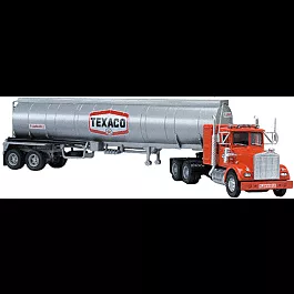 Texaco Pipeline Collection -- Kenworth W925 3-Axle Conventional w/2-Axle Tank Trailer Texaco (red, gray)